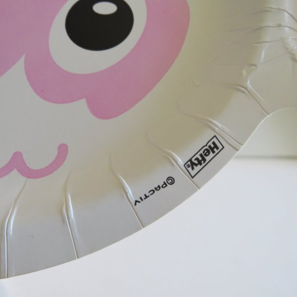 WHITE SHEEP PINK FACE ZOO PALS Hefty paper plate (1 item) - Picture 4 of 4
